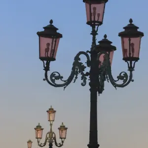 Venetian Lamp Post Print Venetian Lamp Post Print