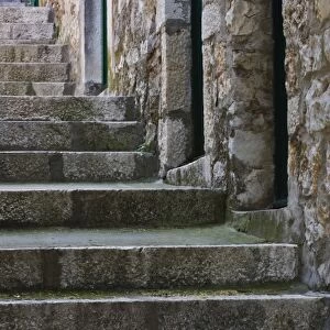Old stairway, Hvar Island, Croatia