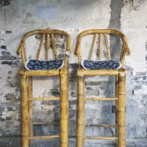 Old Styled Bamboo Chairs Print Old Styled Bamboo Chairs Print