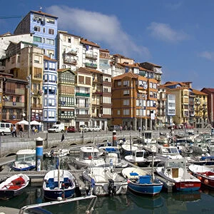 Old town and fishing port of Bermeo in the province of Biscay, Basque Country, Northern