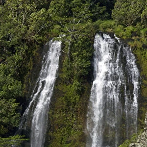 Opaeka a Falls located on the Wailua River in Wailua River State Park