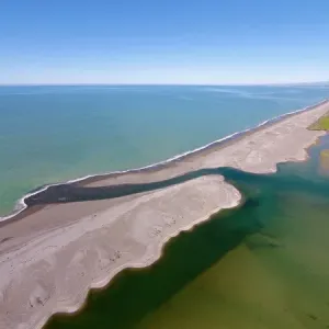 Opihi River Mouth Print, South Canterbury Coastline Opihi River Mouth Print, South Canterbury Coastline