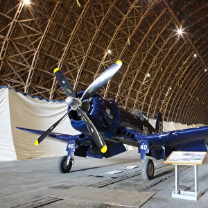OR, Tillamook, Tillamook Air Museum, Chance Vought F4U Corsair fighter