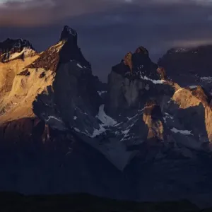 Paine Massif at Sunset Print, Torres del Paine National Park, Chile Paine Massif at Sunset Print, Torres del Paine National Park, Chile