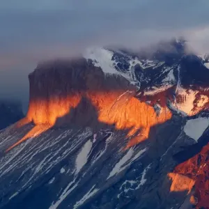 Torres del Paine National Park Print, Patagonia at Sunset Torres del Paine National Park Print, Patagonia at Sunset