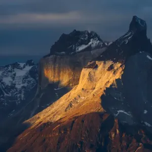 Torres del Paine National Park Print, Patagonia Sunset Torres del Paine National Park Print, Patagonia Sunset