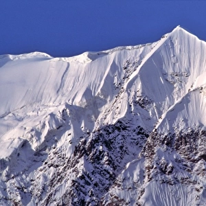 Pakistan, N-W Frontier Province, Hunza. Golden Peak, part of the Karakoram Himalaya