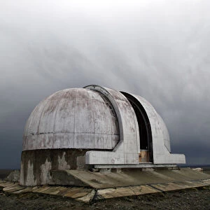 Patagonia Argentina. Astronomy observatory built in one of the most cloudy region