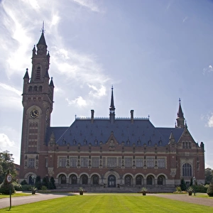 The Peace Palace at The Hague in the province of South Holland, Netherlands