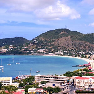 Philipsburg, capital of St. Maarten caribbean