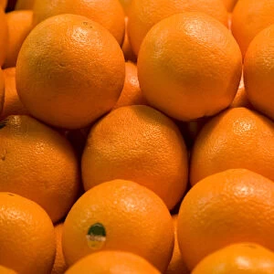 Pile of Bright Oranges Fruit Trademark removed