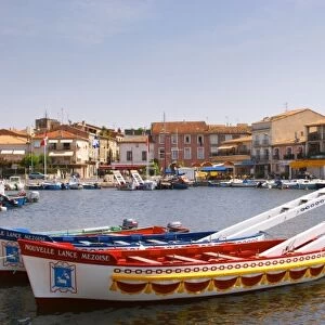 The pleasure boat harbour in Meze. Languedoc. France. Europe