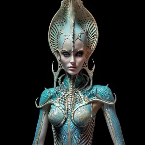 Portrait of alien woman. &copy;Jim Zuckerman / Jaynes Gallery / DanitaDelimont.com