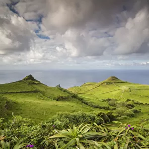 Portugal, Azores, Santa Maria Island, Lagoinhas. Landscape