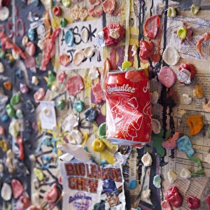 Post Alley Gum Wall near Pike Place in Seattle, Washington State