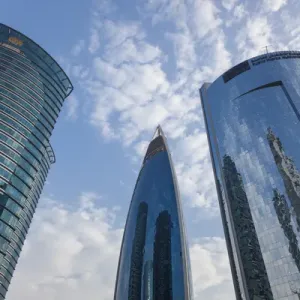Doha Bay West Bay Skyscrapers Print Doha Bay West Bay Skyscrapers Print