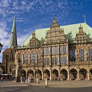 Rathous (city hall), Marktplaz, Bremen, Freie Hansestadt Bremen, Germany