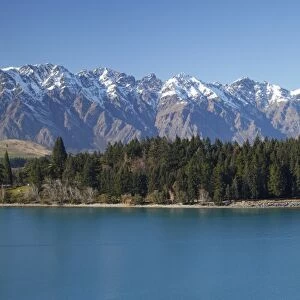 The Remarkables and Lake Wakatipu, Queenstown, South Island, New Zealand