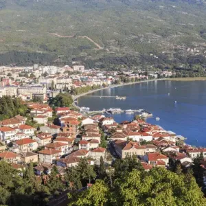Print of Republic of Macedonia's Ohrid and Lake Ohrid