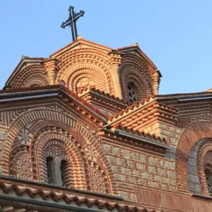 Lake Ohrid Print: Saint Panteleimon Monastery on Plaosnik