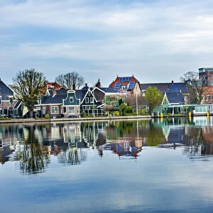 River Zaan Zaanse Schans Old Village Countryside Holland Netherlands