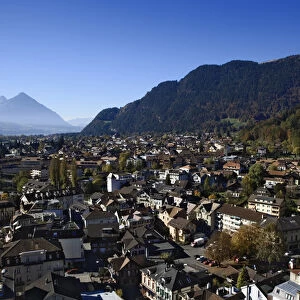 Rooftop view of Interlaken, Switzerland