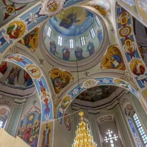 Saint George Cathedral Vydubytsky Monastery Kiev Ukraine Saint George Cathedral Vydubytsky Monastery Kiev Ukraine