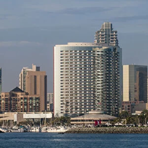 The San Diego skyline and harbor, San Diego, California
