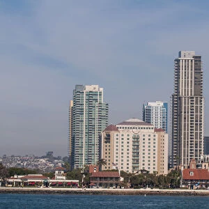 San Diego skyline and harbor, San Diego, California