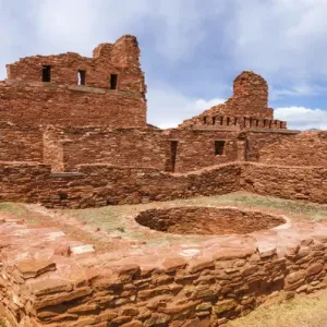 San Gregorio Church at Abo Ruins, Salinas Pueblo Missions National Monument. New Mexico