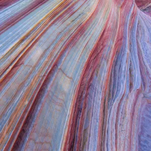 Sandstone striping in the Vermillion Cliffs Wilderness, Arizona, USA