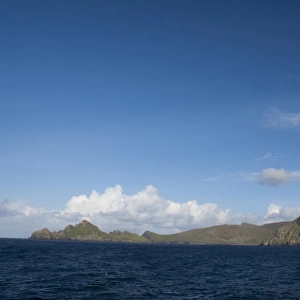 Scotland, North Atlantic ocean, St. Kilda Islands, Outer Hebrides. Historic island of Hirta