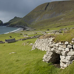 Scotland, St. Kilda Islands, Outer Hebrides. Historic island of Hirta. St. Kilda