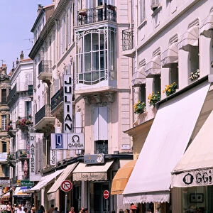 shopping scenic in Cannes France
