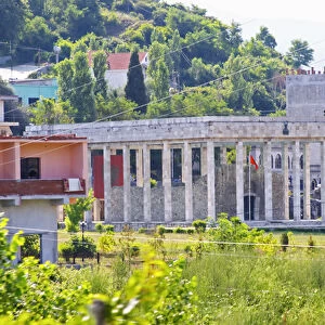 The Skanderbeg tomb grave mausoleum in Lezhe. Albania, Balkan, Europe