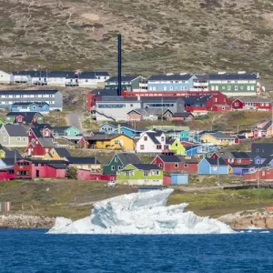 Narsaq Town Print, Greenland Narsaq Town Print, Greenland