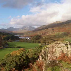 Snowdon from Capel Curig, Gwynedd, Wales (RF)