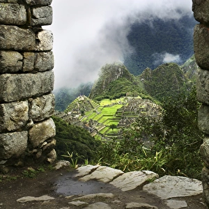 South America Peru Machu Picchu From Inca Trail