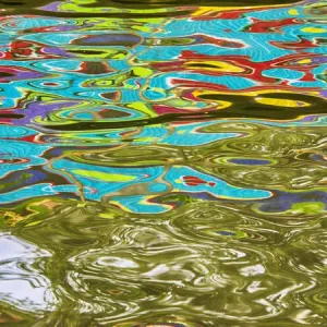 South East Asia; Thialand; Bangkok; Water reflections along Bangkok Canals