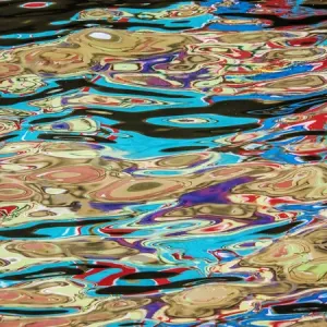 South East Asia; Thialand; Bangkok; Water reflections along Bangkok Canals