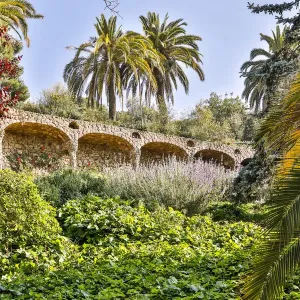 Spain, Barcelona. Parc Guell