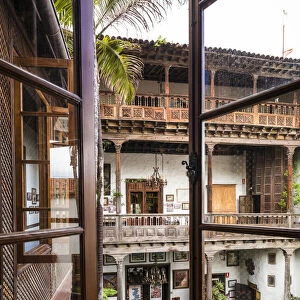 Spain, Canary Islands, Tenerife Island, La Orotava, Casa de los Balcones