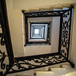 Spain, Menorca. Stairwell