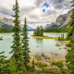 Spirit Island View, Maligne Lake, Alberta, Canada