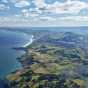 St Clair Golf Club Print, Dunedin New Zealand Aerial St Clair Golf Club Print, Dunedin New Zealand Aerial