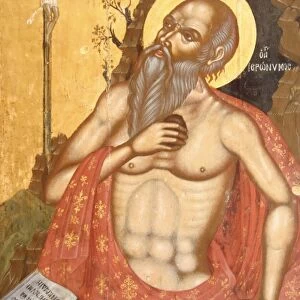 St. Jerome. First half of the 18th century. Byzantine Museum. Zante. Ionian Islands