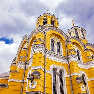 St. Volodymyrs Cathedral, Kiev, Ukraine. Saint Volodymyrs was built between 1882 and 1896. It is the mother church of the Ukrainian Orthodox church