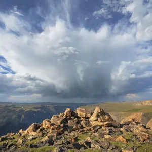 Storm over Beartooth Mountains, Montana Storm over Beartooth Mountains, Montana