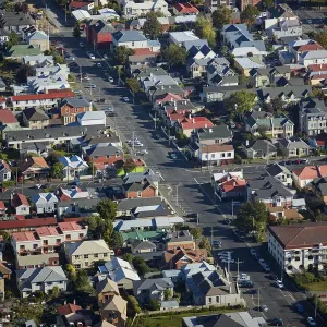 Aerial Print of Student Flats in North Dunedin, New Zealand Aerial Print of Student Flats in North Dunedin, New Zealand