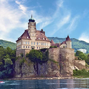 The stunning Schonbuhel Castle sits above the Danube River along the Wachau Valley